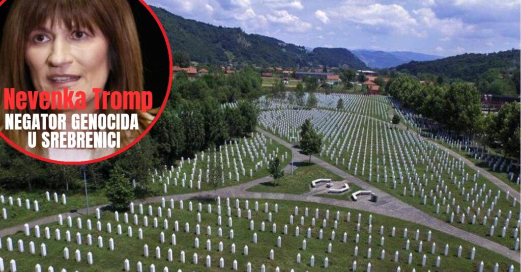 NEDOPUSTITI NEGATORU GENOCIDA U SREBRENICI NEVENKI TROMP DA UČESTVUJE NA HISTORY FESTU U SARAJEVU