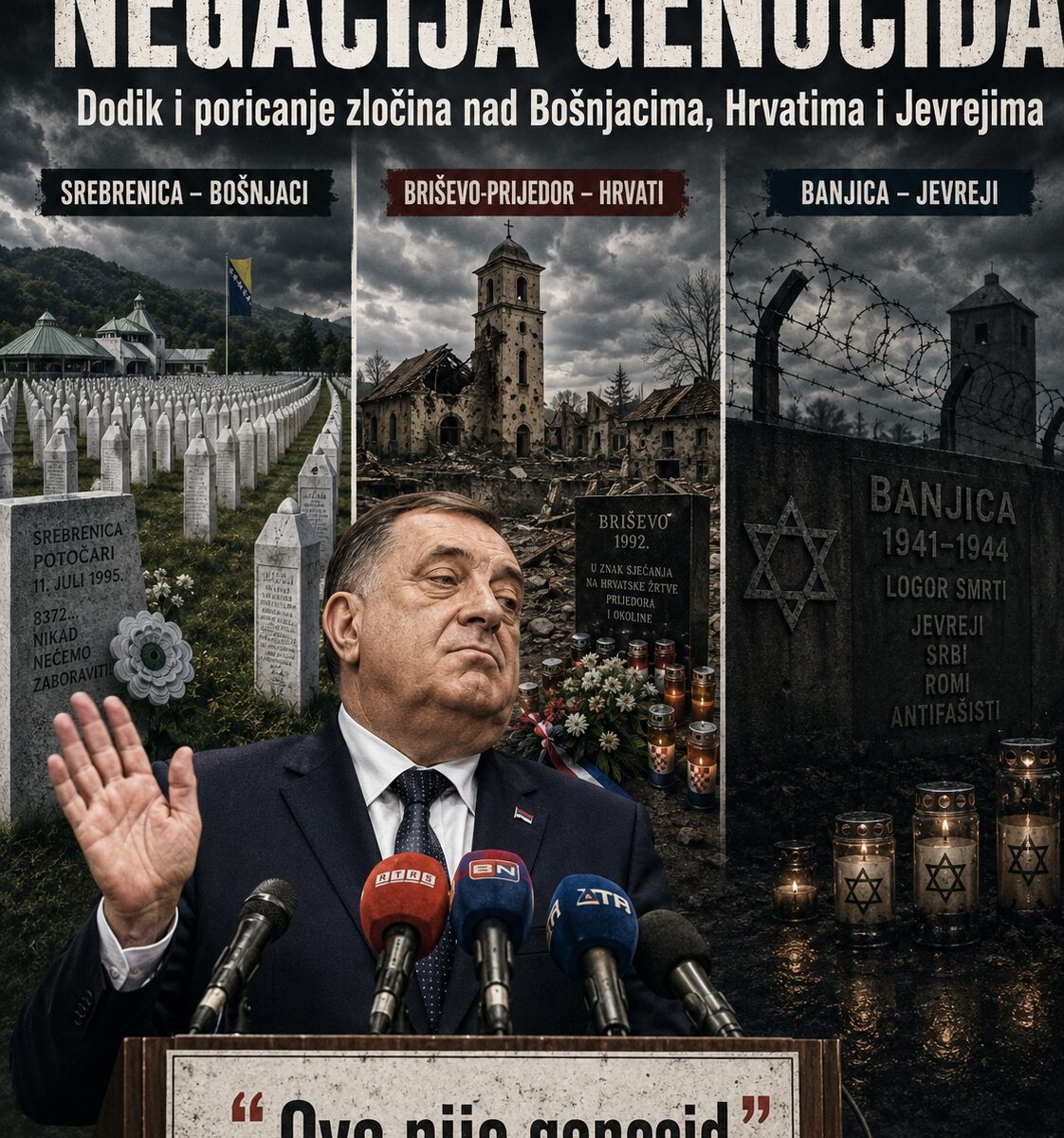 REPUBLIKA SRPSKA JE PRESUĐENA PRED MEĐUNARODNIM SUDOVIMA ZA POLITIKU PROGONA, ETNIČKOG ČIŠĆENJA I GENOCIDA REPUBLIKA SRPSKA JE PRESUĐENA PRED MEĐUNARODNIM SUDOVIMA ZA POLITIKU PROGONA, ETNIČKOG ČIŠĆENJA I GENOCIDA